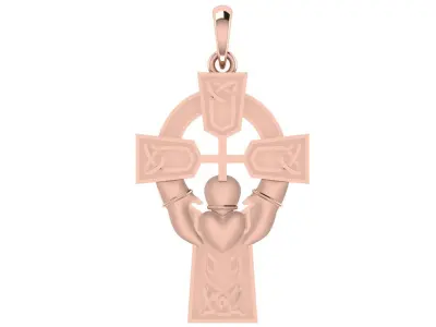 CROSS PENDANT CR191 3D print model