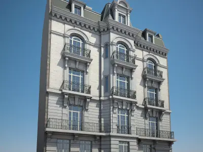 City Building 02 3D model