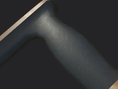 Hand saw 3D model Low-poly 3D model