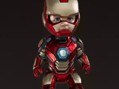 Cute Armored Baby 3D Printable Hero Figure Inspired 3D print model purchase