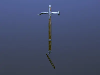 Warhammer Low-poly 3D model