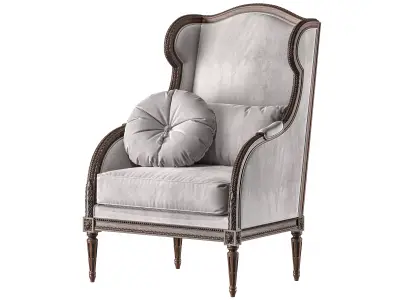 chairish armchair art 4353 3D model