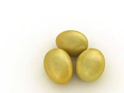 Eggs Gold 3D model purchase