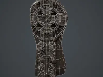 CeltiC Cross Free low-poly 3D model purchase