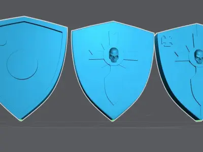 Crusader Seals Pack2 3D model