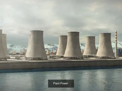 Four Factory 3D Model Pack purchase