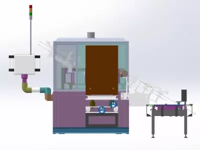 High Frequency Heating Valve Stem Stress Relief 60kW 3D model
