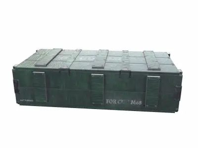 Ammo Crate - 04 Low-poly 3D model