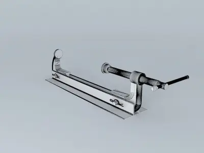 Craft clip Var Bar 01 3D model