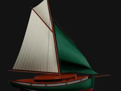 Sailboat 3D model