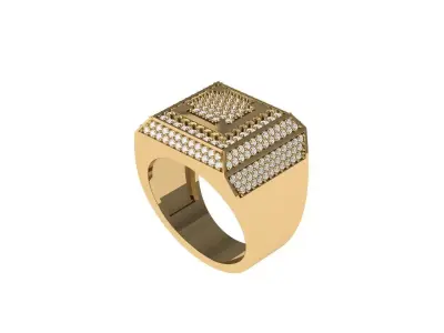 Wedding Ring 3D print model 106