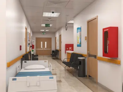  Hospital Interior Scene 