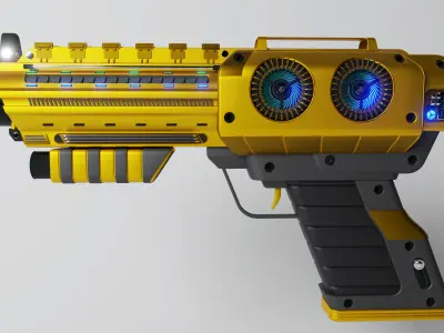 Scifi Gun 3D model