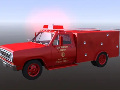 Emergency Truck 3D model