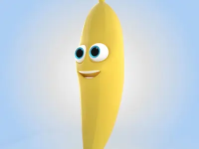 Banana 3D model