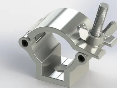 Clamp for pipe 30-34 mm  75 kg 3D model