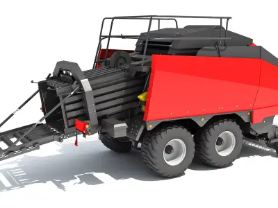 Large Square Baler 3D model purchase