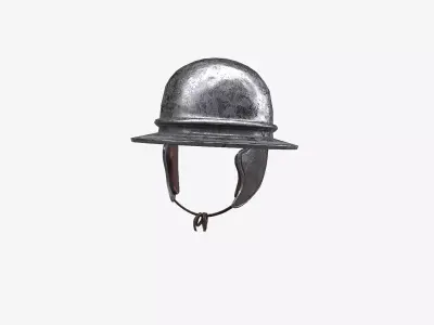 Ancient Helmet AgenPortA 3D Model Game Ready PBR Low Poly Low-poly 3D model