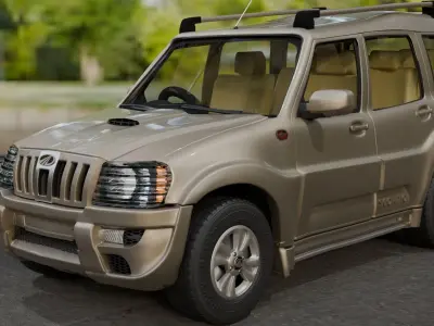 Mahindra Scorpio SUV  3D model