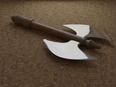 Medieval Axe  Low-poly 3D model purchase
