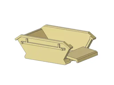 Skip for diorama 3D print model