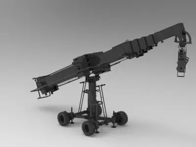 CINEMATIC CRANE CAMERA 3D model