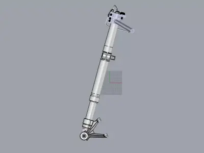 FORK FRONT SUSPENSION ELECTRONIC 3D model