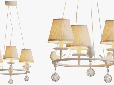 Maytoni voyage chandelier 3D model