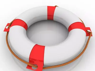 Lifebuoy life preserver 3D model