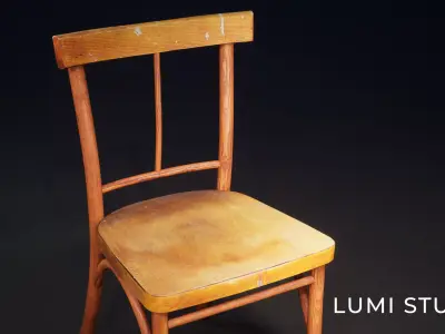 Chair Low-poly 3D model