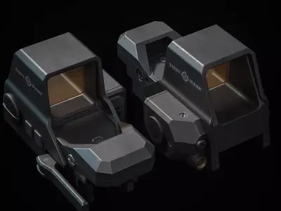 Sight Mark Scope Low-poly 3D model
