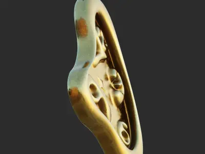 Salvador Dali Clock Pendant  3D print model