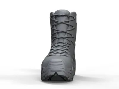 Military Tactical Boots LOWA z-8c GTX - High Poly 3D model