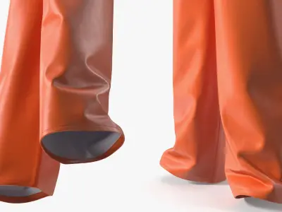  Grundens Marine Waterproof Bib Pants Orange 