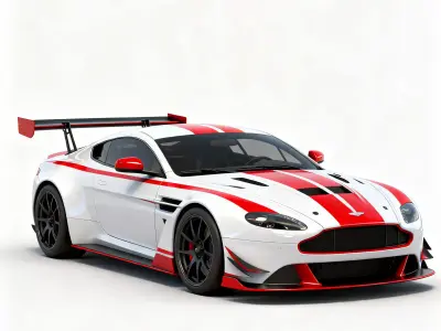 Formula Precision Race Car 3D Model V02 Low-poly 3D model