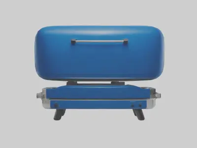 Electric grill model Low-poly 3D model