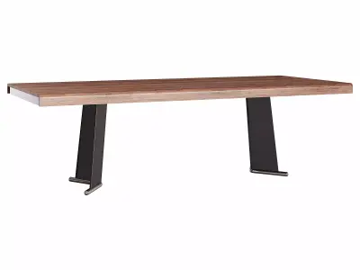 Libra Long tables By Minotti 3D model