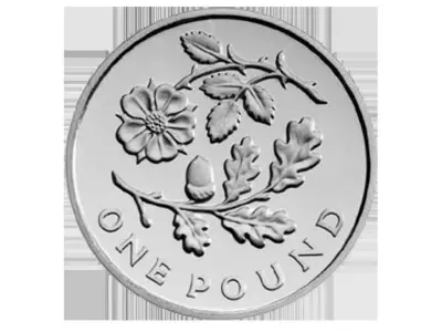 4 country coins Low-poly 3D model