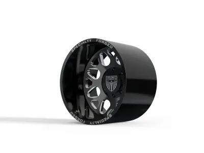 REAR SPECIALITY FORGED D009 WHEEL 3D MODEL 3D model
