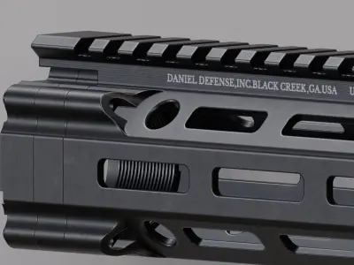 MFR-Rail-XL Low-poly 3D model