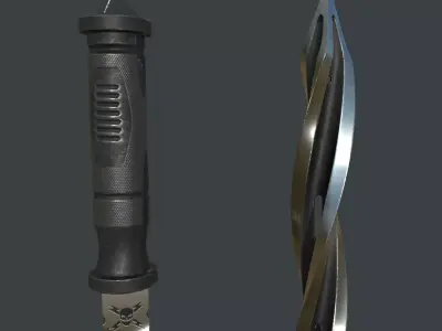 M48 Cyclone Low-poly 3D model