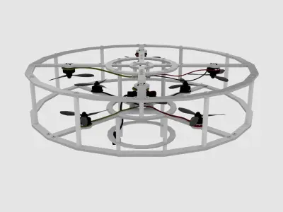 Circle Drone 3D model