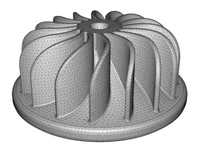 Transparent Impeller 3D model
