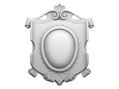 reliefs plaster patterns decorations Free 3D model