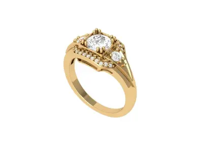 Wedding Ring  3D print model 420