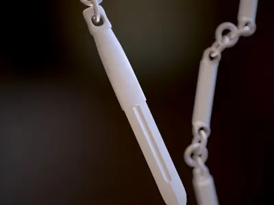 HIE Game Ready Chain Weapon N1 Low-poly 3D model
