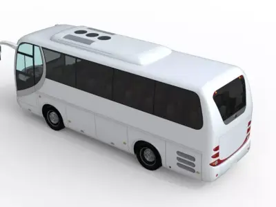 Wuzhoulong FDG 6860 Passenger Bus Low-poly 3D model