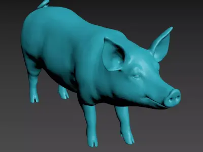 Piggy Free 3D model