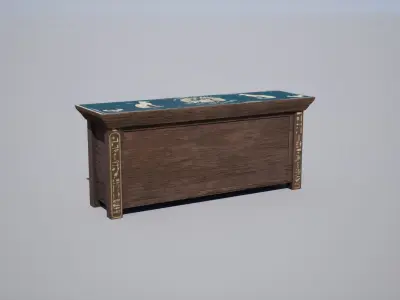 Egyptian Table Low-poly 3D model purchase