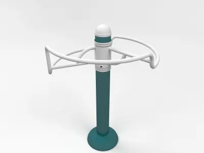 Gym Outdoor 3 3D model